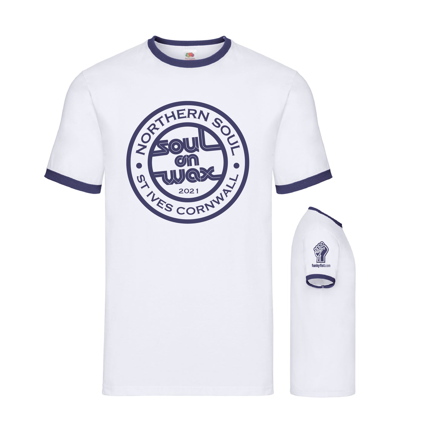 Soul On Wax 2021 St Ives official SOW Ringer T Shirt