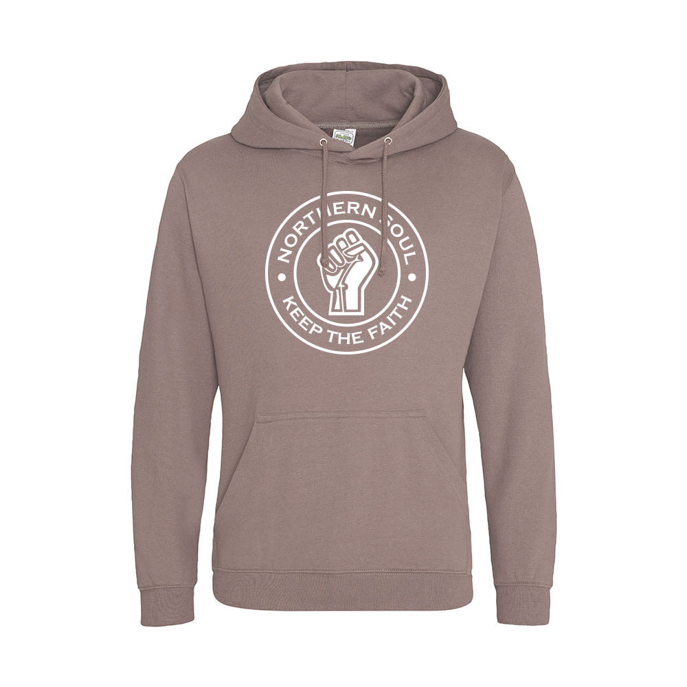 Junior Funky Fist Large Front Print Hoodie - JH001j