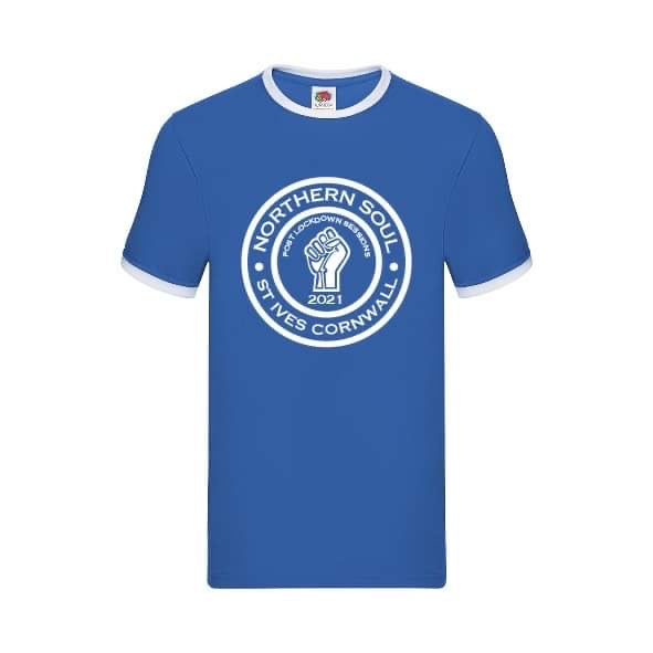 Post Lockdown Sessions St Ives 2021 Large Front Print Ringer Tee