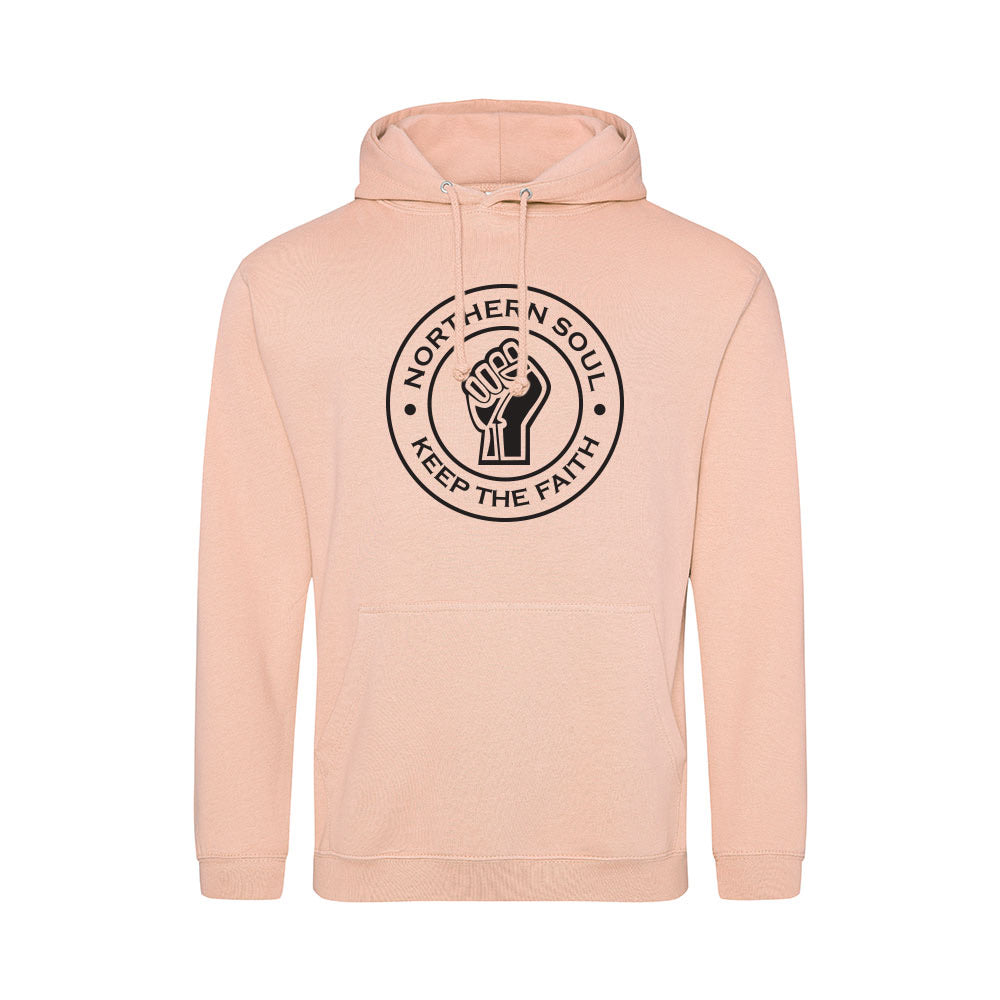 Junior Funky Fist Large Front Print Hoodie - JH001j