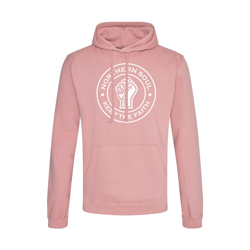 Junior Funky Fist Large Front Print Hoodie - JH001j