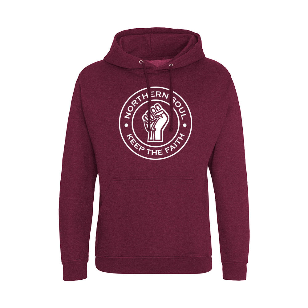 Junior Funky Fist Large Front Print Hoodie - JH001j