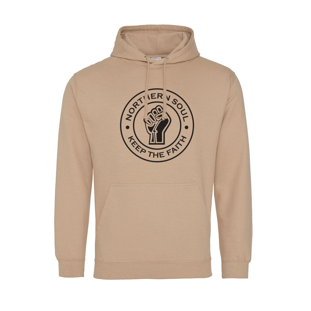 Junior Funky Fist Large Front Print Hoodie - JH001j