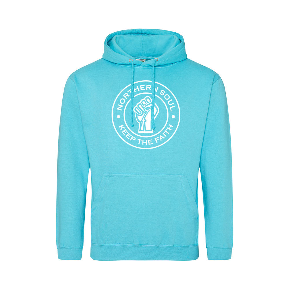 Junior Funky Fist Large Front Print Hoodie - JH001j