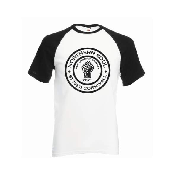 Post Lockdown sessions St Ives 2021 Large Front Print Baseball Tee