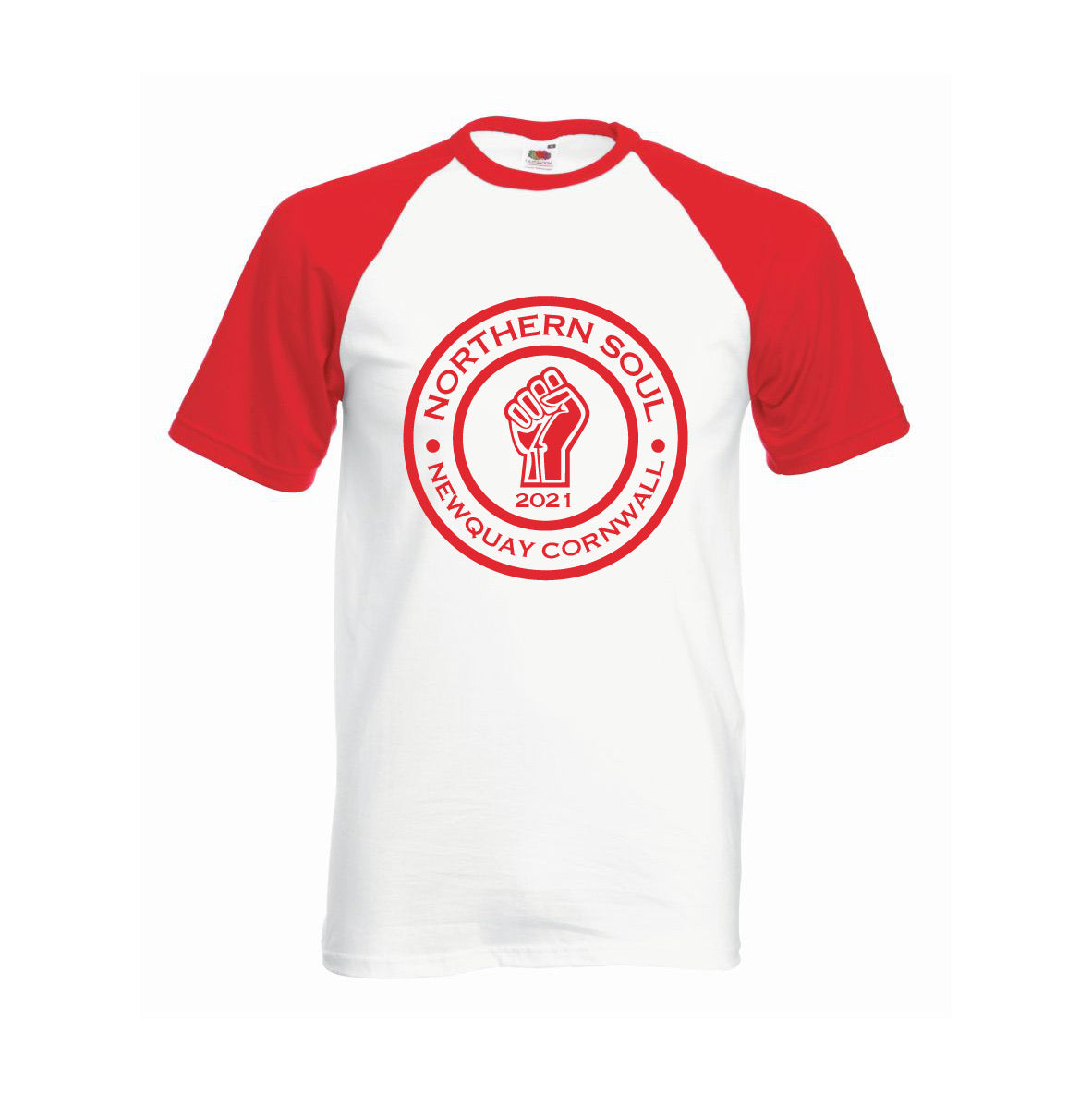 Funky Fist - Newquay Cornwall 2021 baseball tee
