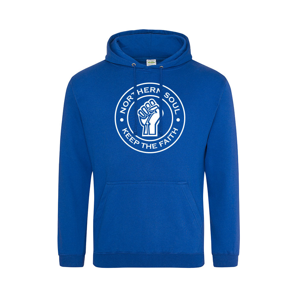 Junior Funky Fist Large Front Print Hoodie - JH001j