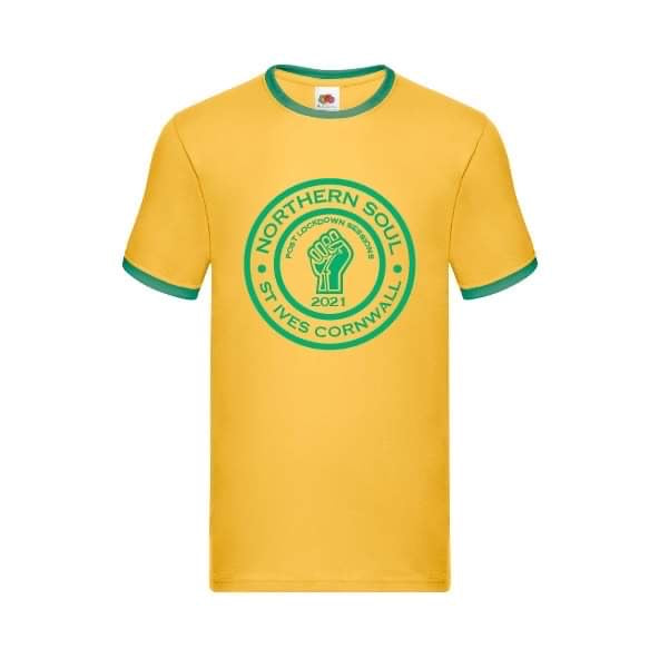 Post Lockdown Sessions St Ives 2021 Large Front Print Ringer Tee