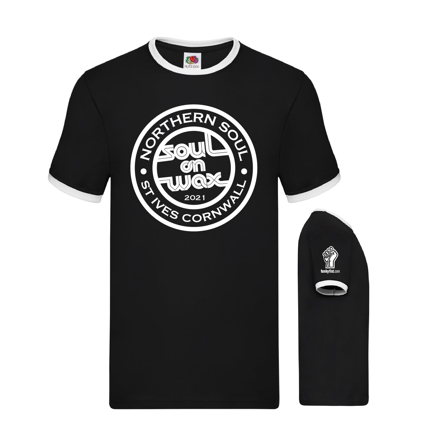 Soul On Wax 2021 St Ives official SOW Ringer T Shirt