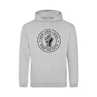 Funky Fist Large Front Print Hoodie - JH001