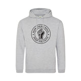 Funky Fist Large Front Print Hoodie - JH001