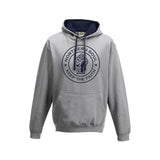 Junior Funky Fist Large Front Print Varsity Hoodie - JH003j