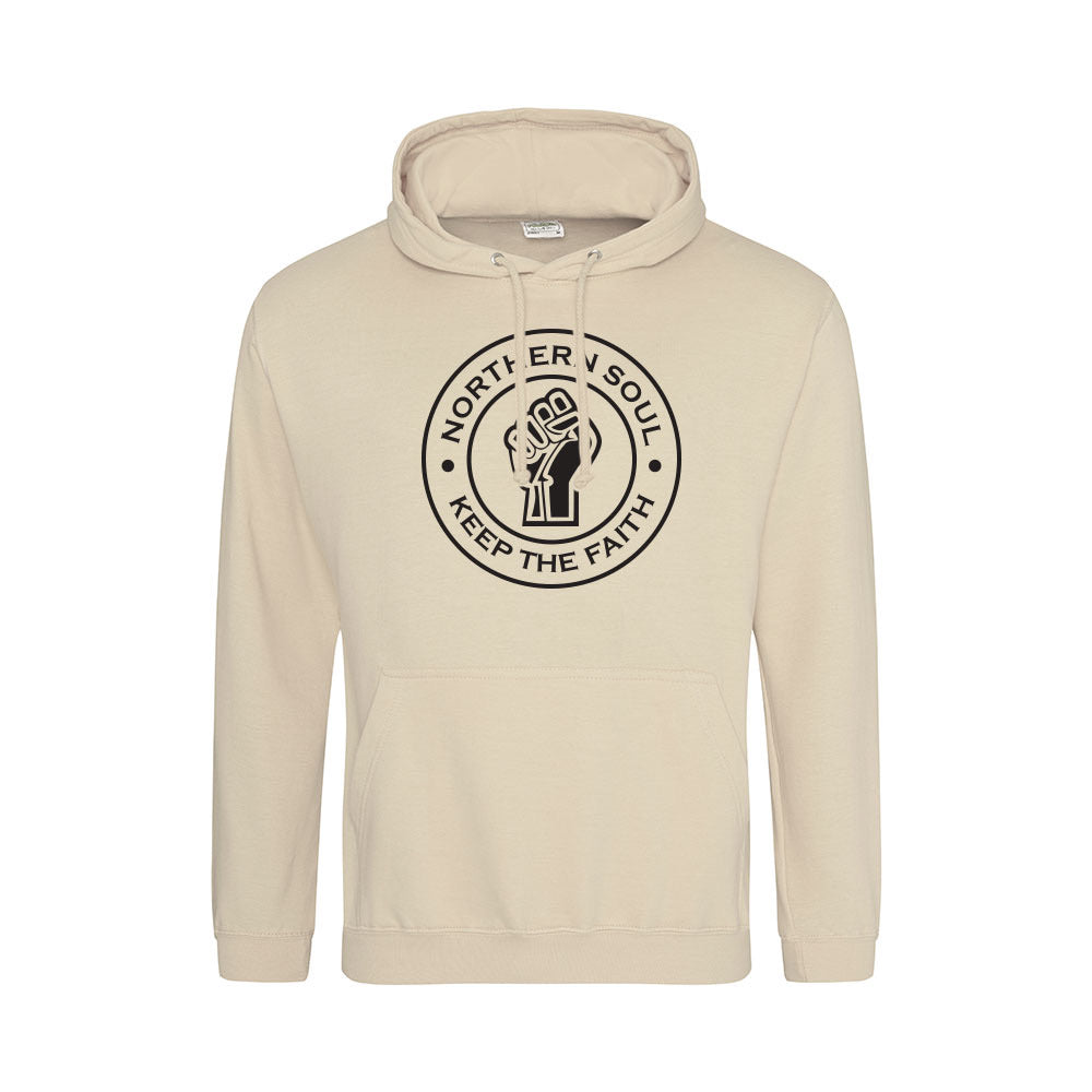 Junior Funky Fist Large Front Print Hoodie - JH001j
