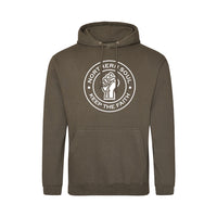 Funky Fist Large Front Print Hoodie - JH001